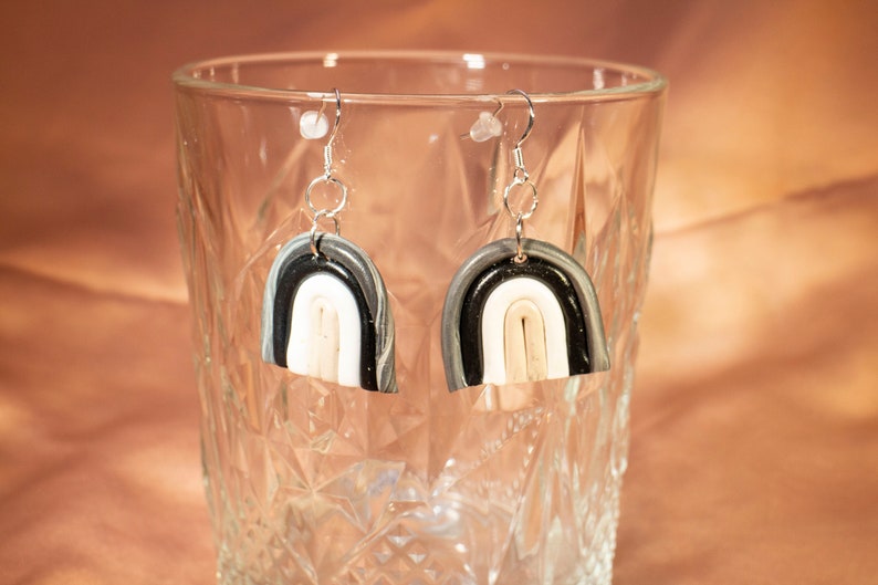 Dark Rainbow Earrings