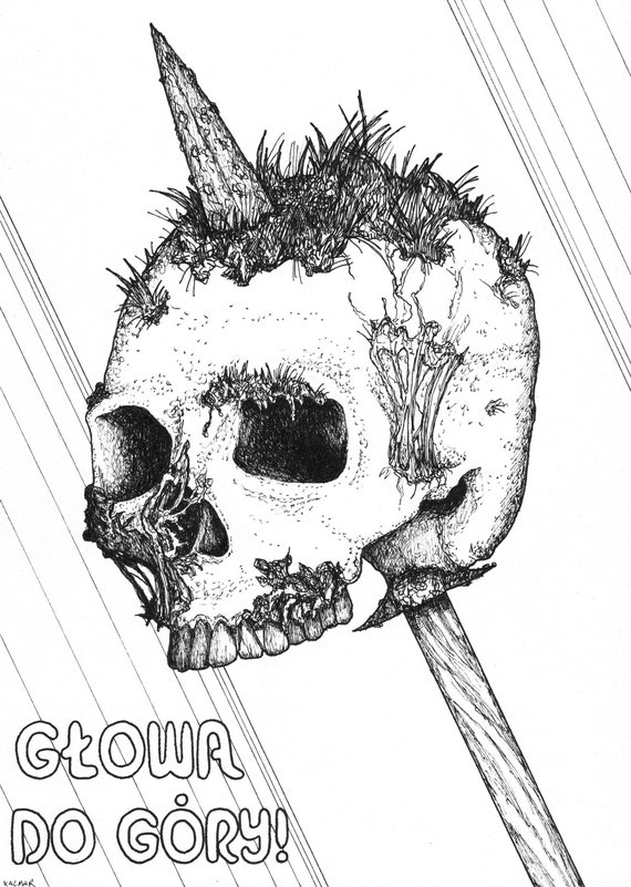 A3 Size Poster Head's Up /A3 Format Poster Head Up Etsy