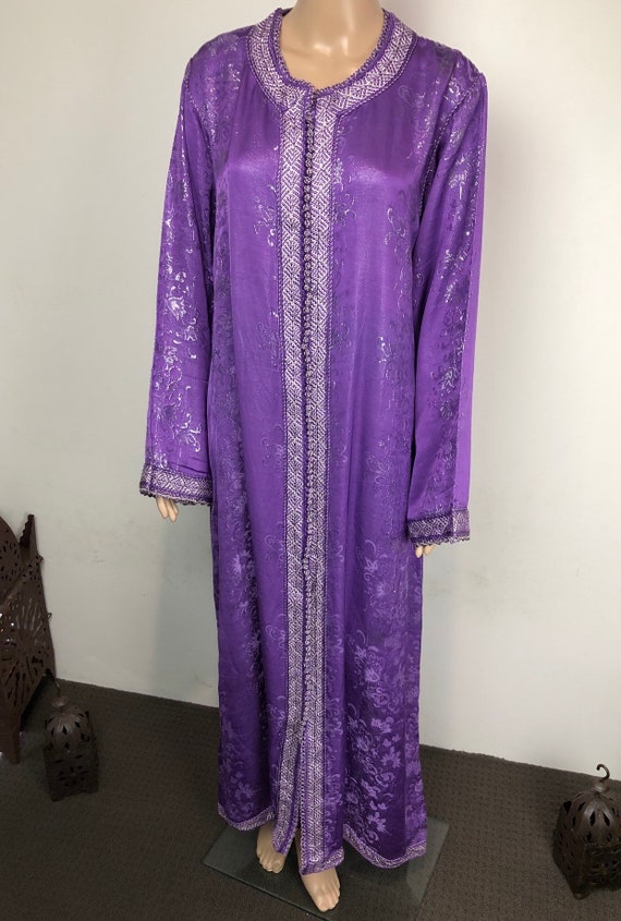 Vintage Lavender Moroccan Kaftan