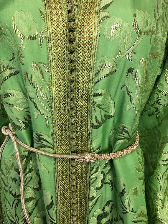 Vintage Green Moroccan Kaftan