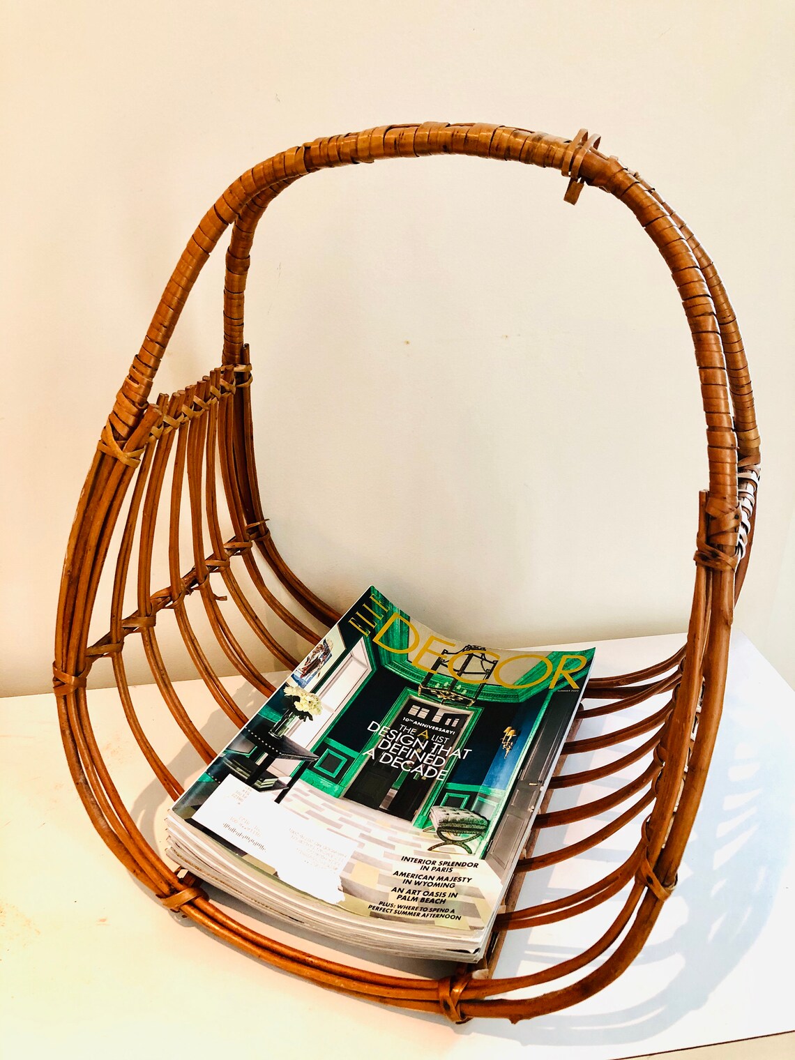 Mid Century Italian Modern Style Basket Container Etsy