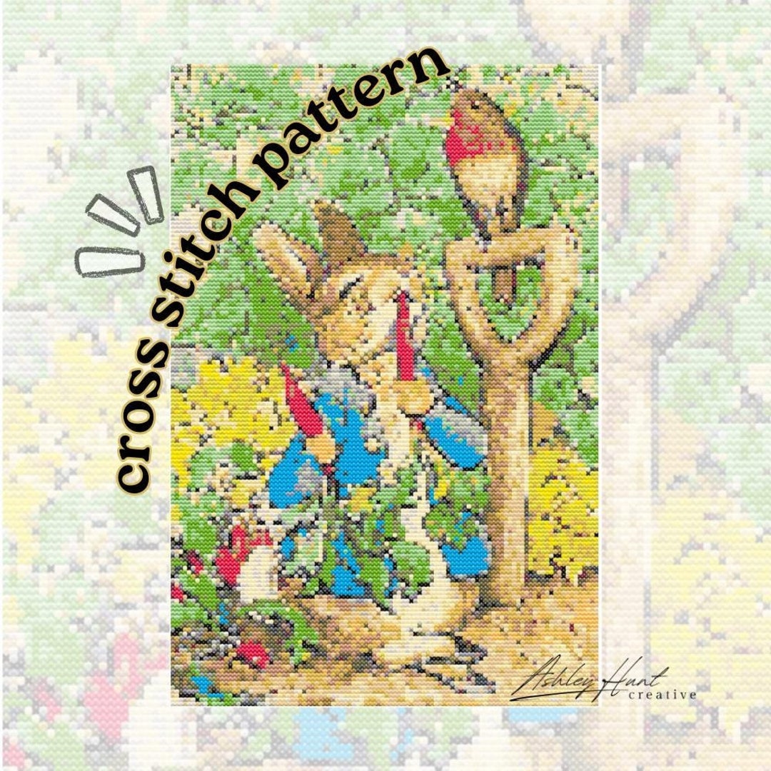 Peter Rabbit Cross Stitch Pattern the Tale of Peter Rabbit Book Series ...