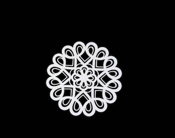 Round Wooden Mandala Wall Decor