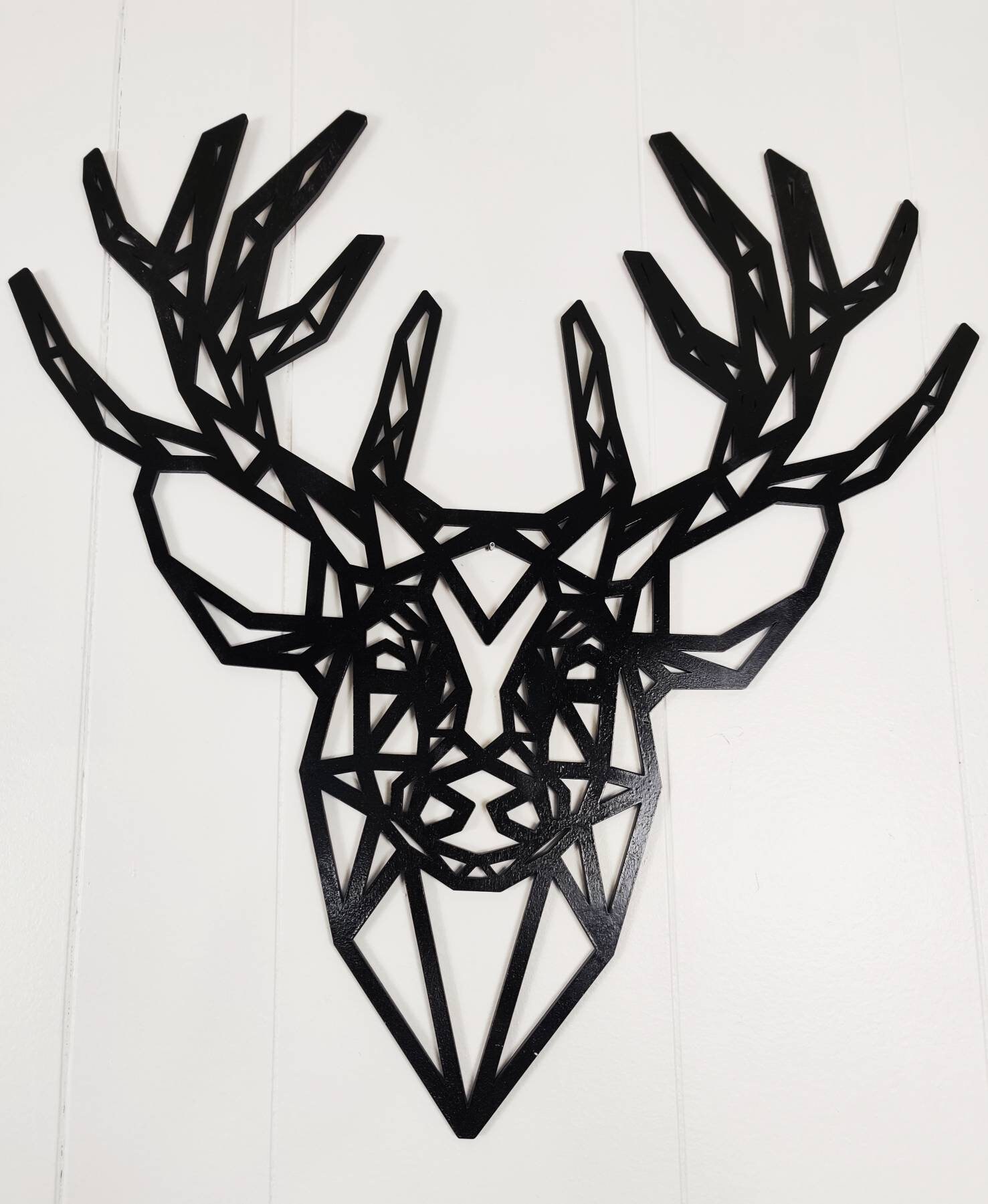 Deer Head Wooden Wall Hangings Wall Art Home Decor Deer Etsy