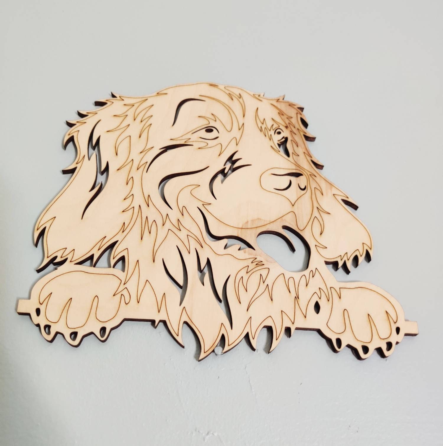 Wooden Dog Wall Art Dog Wall Hangings Dog Wall Decorations Etsy