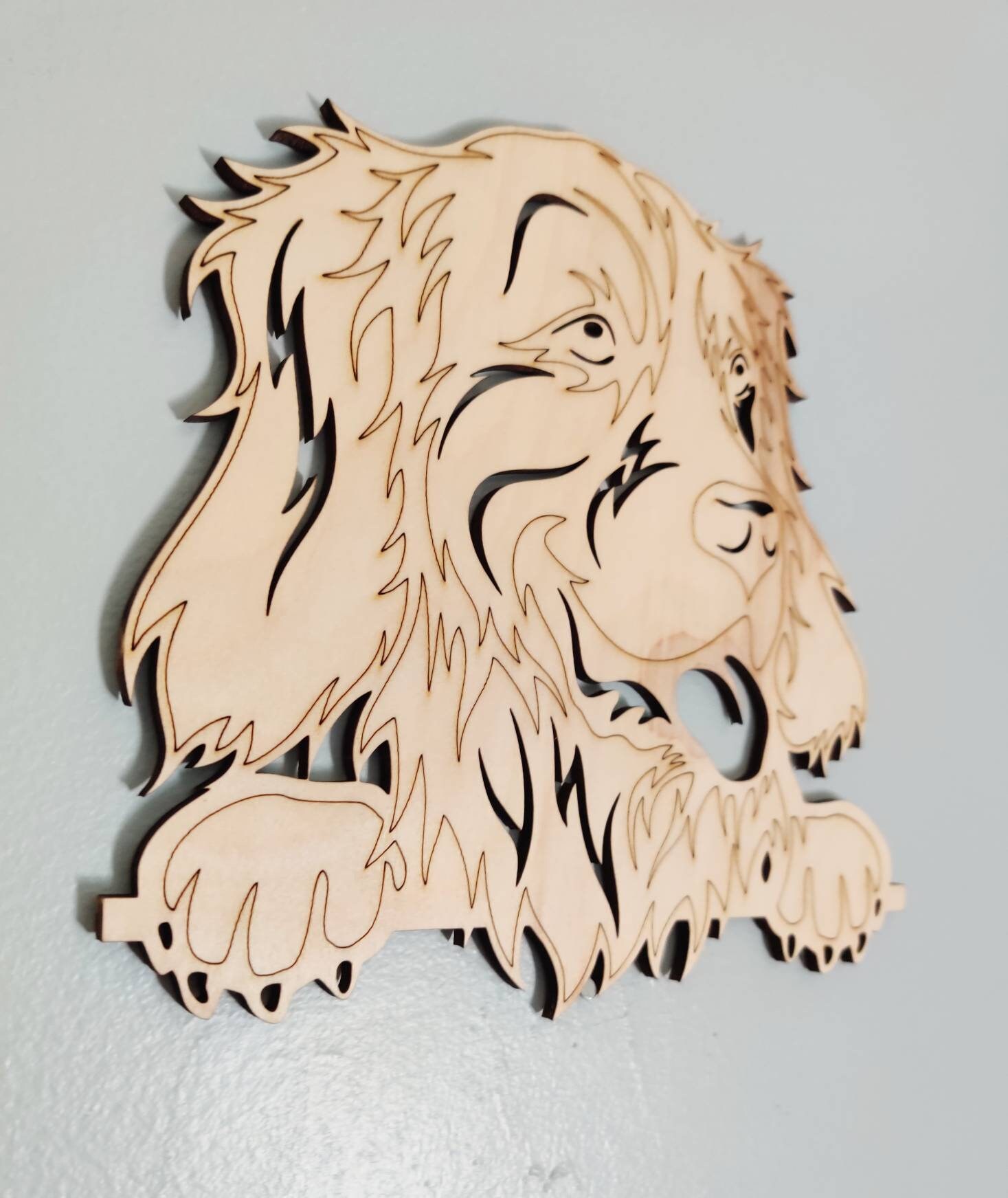 Wooden Dog Wall Art Dog Wall Hangings Dog Wall Decorations Etsy