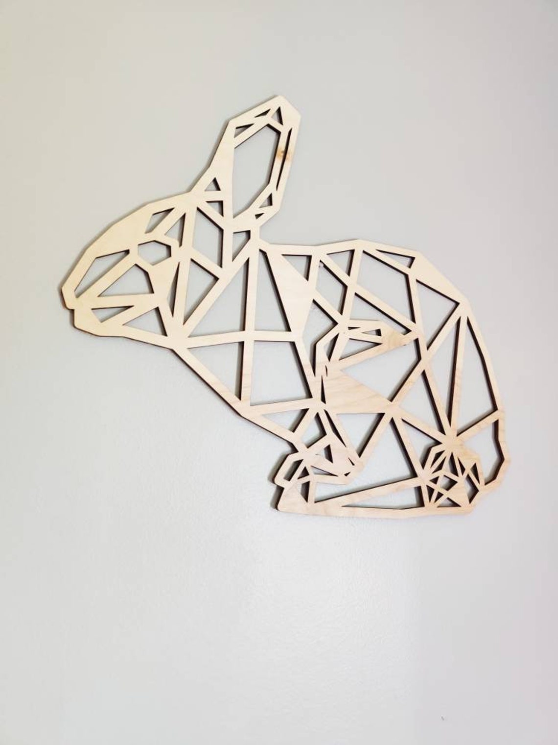 Rabbit Wall Art Rabbit Wall Hangings Bunny Wall Mural Etsy