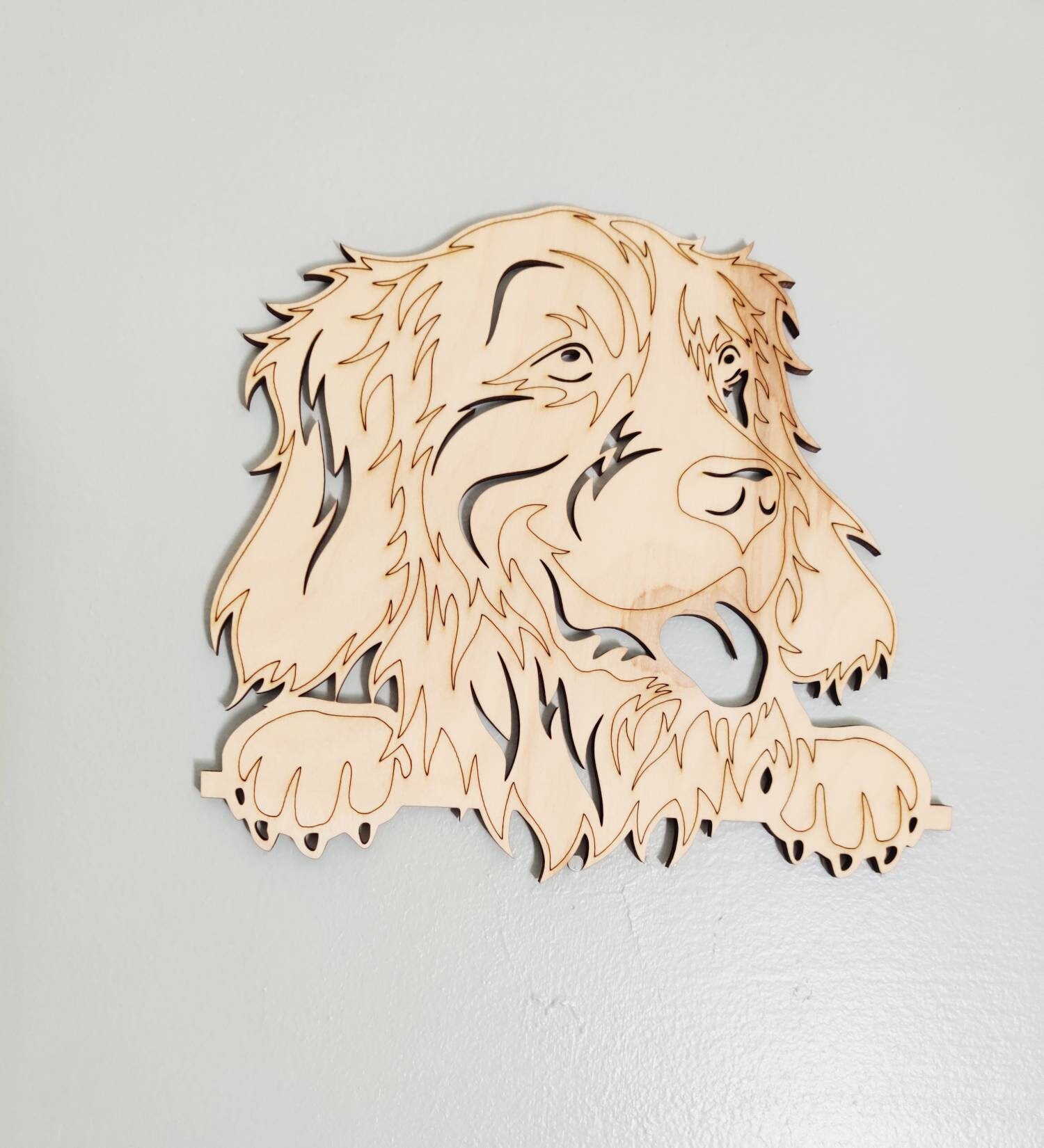 Wooden Dog Wall Art Dog Wall Hangings Dog Wall Decorations | Etsy