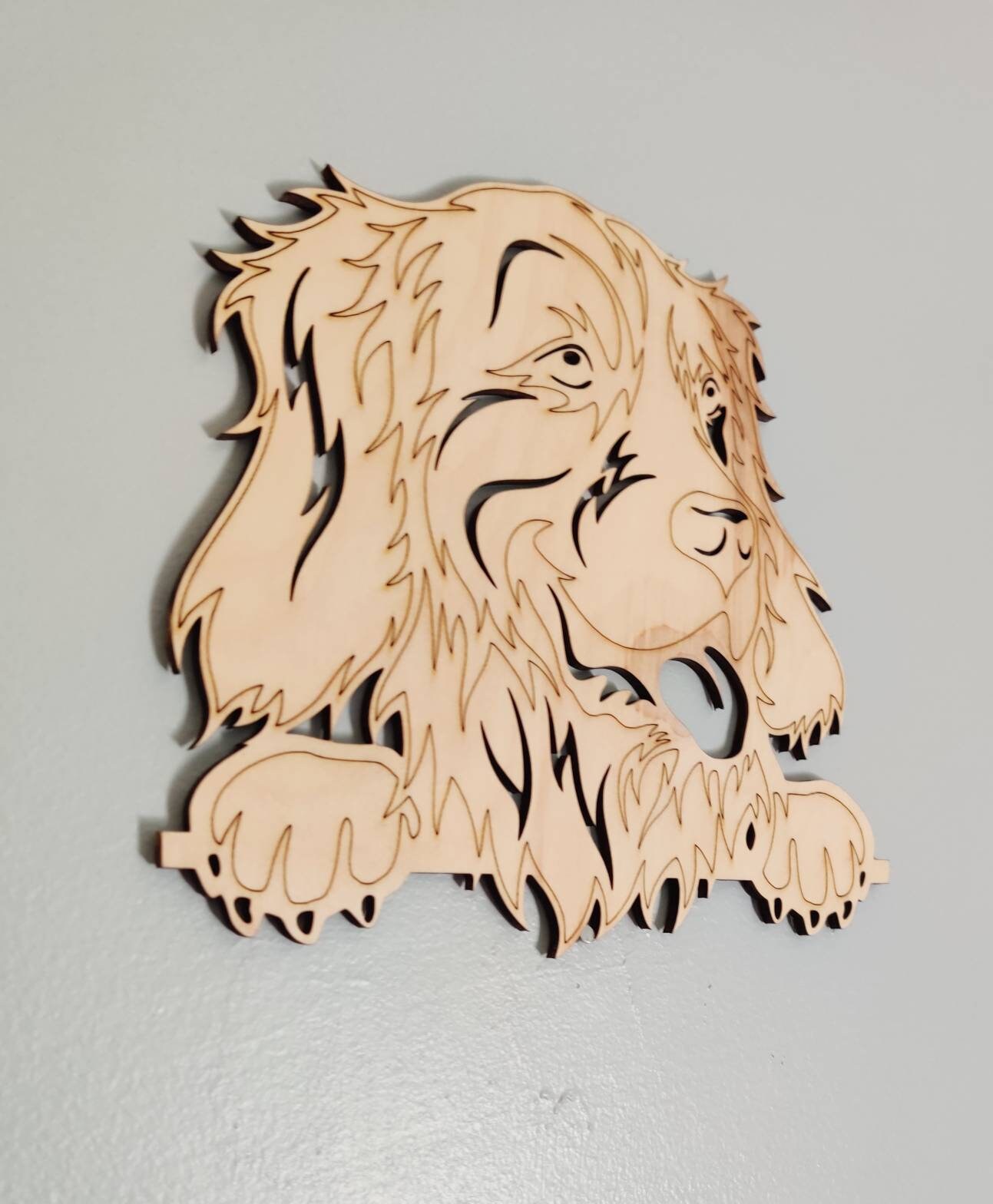 Wooden Dog Wall Art Dog Wall Hangings Dog Wall Decorations Etsy