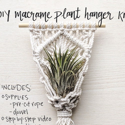 DIY Macrame Plant Hanger KIT Etsy