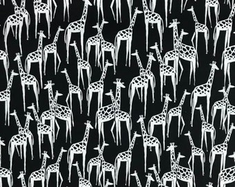 Giraffes On Black Background  Book Cover, Book Sleeve, E-Reader Sleeve, Birthday Gift