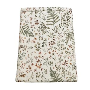 Autumn Ferns & Leaves Book Sleeve, Book Protector, Book Pouch, E-Reader Sleeve, Tablet Sleeve, Christmas Gift, Book Lover Gift