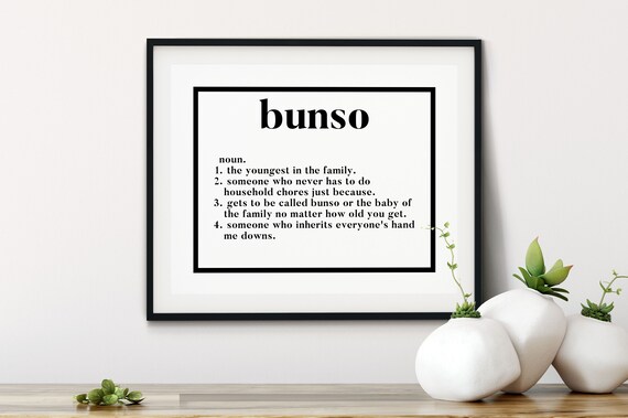 BUNSO Filipino Family Terms of Endearment Gift for | Etsy