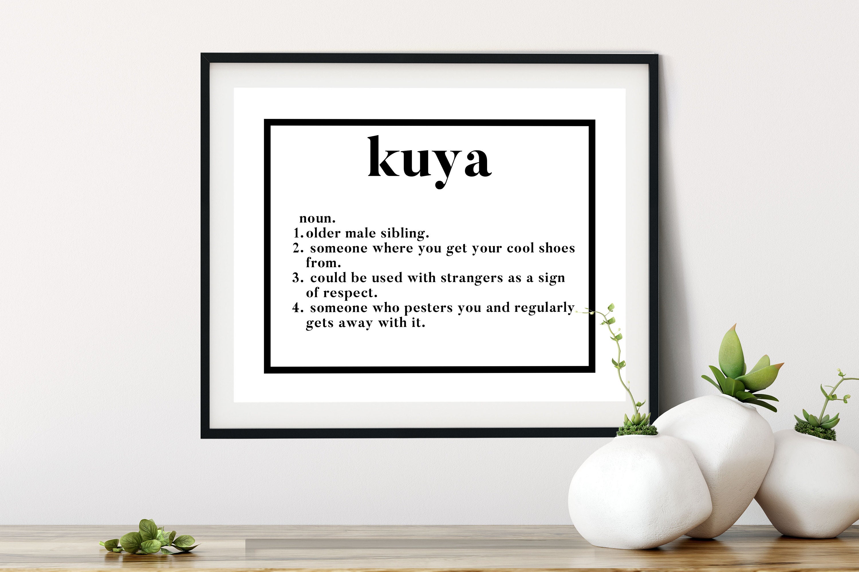 Kuya Means Older Brother (Filipino Term Defined) | Poster