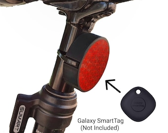 Galaxy SmartTag Bike Reflector Stealth Mount Anti Theft - Original Design, Lifetime Warranty