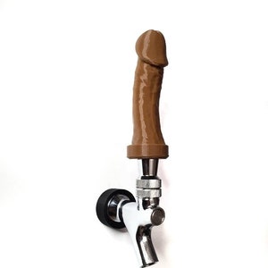 Penis Shaped Beer Tap Handle Funny Bachelorette Dick Bar Prank - Handle Only