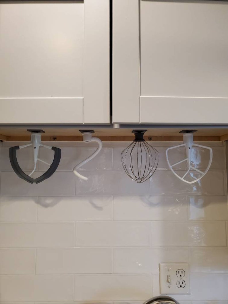 Kitchenaid Mixer Tool Holder Under Mount Storage Etsy