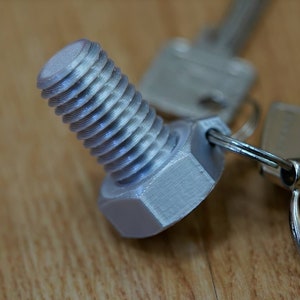 Boîte à pilules en forme de boulon pour rangement, porte-clés pour plantes médicinales ou pour pilules - Paire de 2
