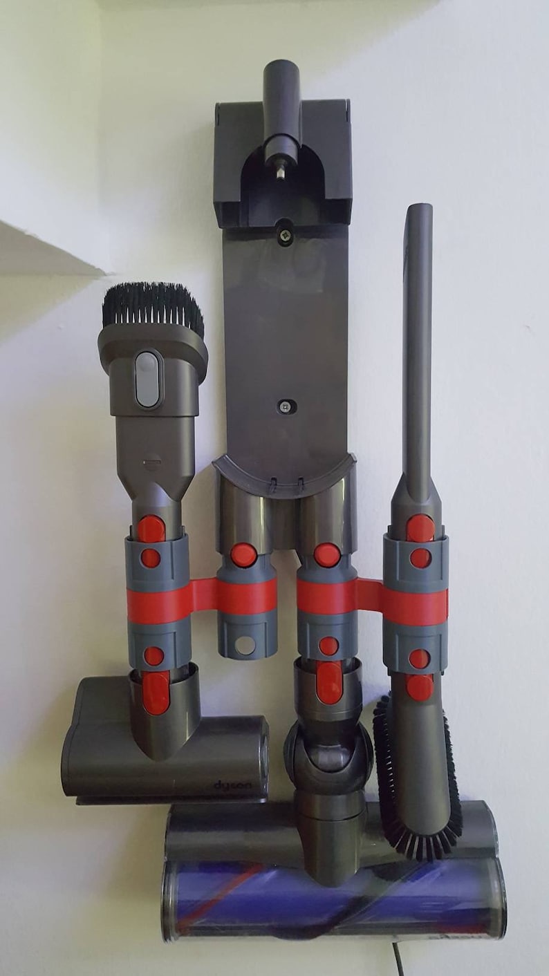 Organizer For Dyson Accessories V15 V12 V11 V10 V8 V7 Tool Attachment Storage Rack Holder For Dyson. No drilling, No Screws! 画像 2