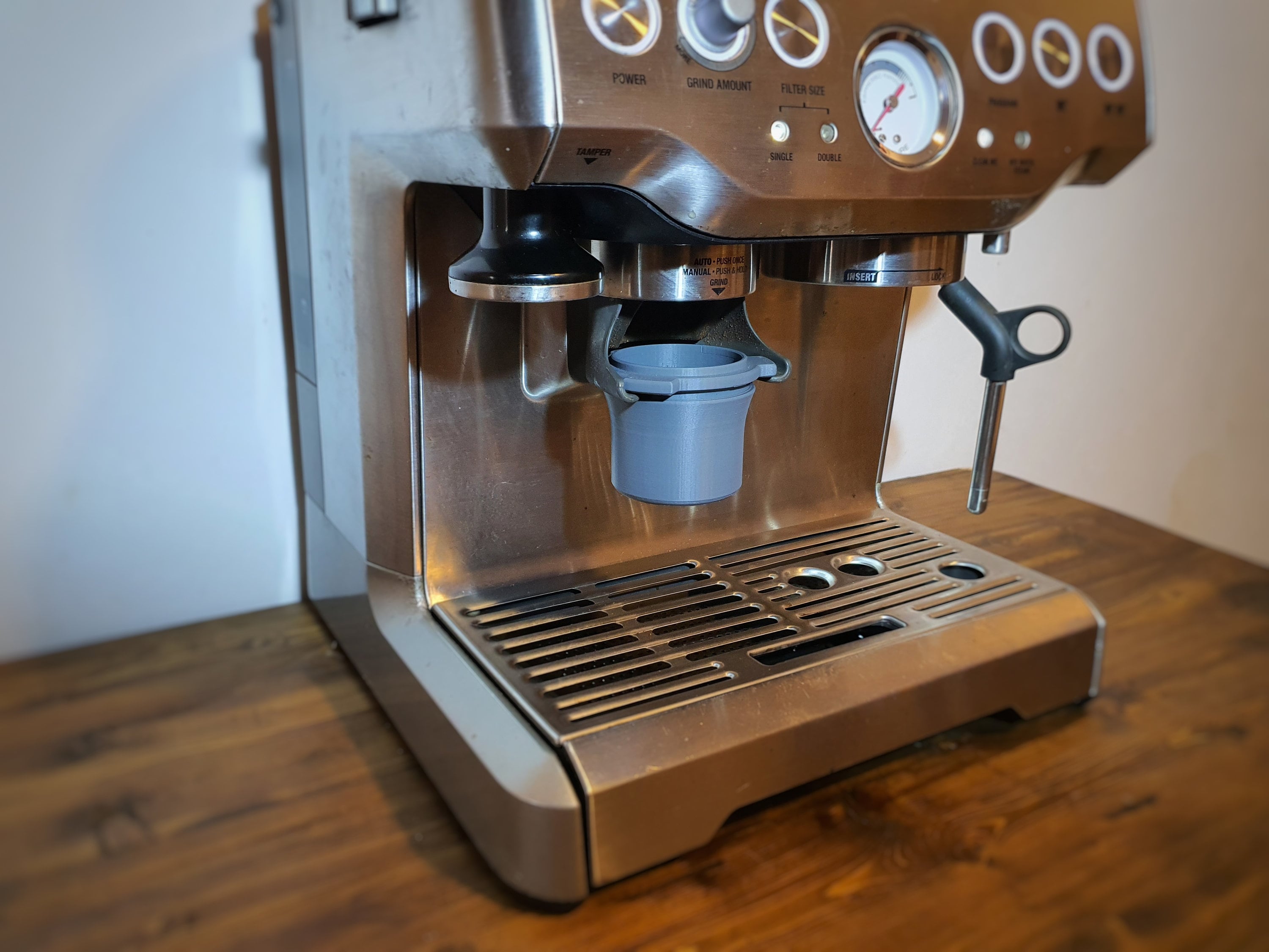 BREVILLE SAGE 58mm Bottomless Portafilter with Handle and Basket