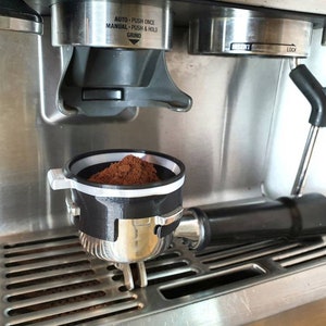 Embudo dosificador Breville/Sage Barista Express/Pro/Touch con botón de disparo de molinillo de 54 mm NUEVA VERSIÓN V3.0