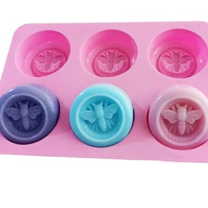 4 Cavity Massage Bar Silicone Mold, Soap Making Molds, Homemade