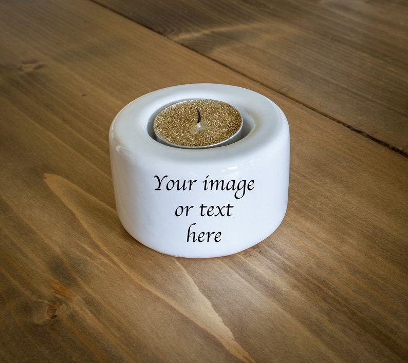 Personalised tea light holder / custom tea light Etsy