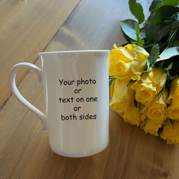 Bone China Mugs Personalised Etsy UK