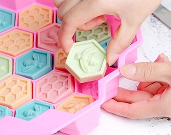 Silicone Cake Mold Handmade Bee Fondant Soap Chocolate Candle Craft Making Mould Silicone Cake Mold Handmade Bee Fondant Soap Chocolate Candle Craft Making Mould