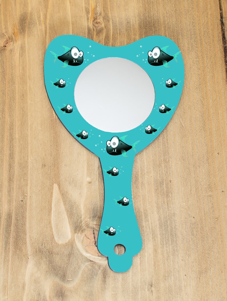 Childs Mirror / Custom Handheld Vanity Mirror Etsy