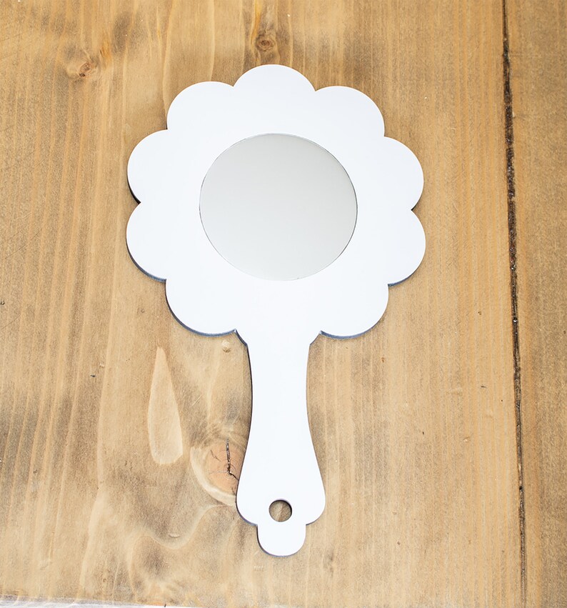 Childs Mirror / Custom Handheld Vanity Mirror Etsy
