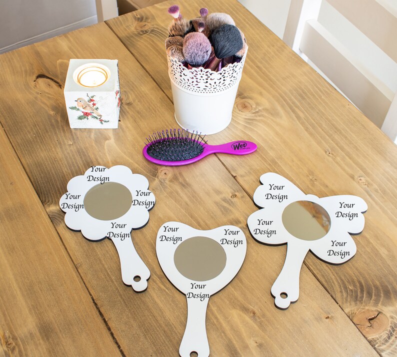 Childs Mirror / Custom Handheld Vanity Mirror Etsy UK