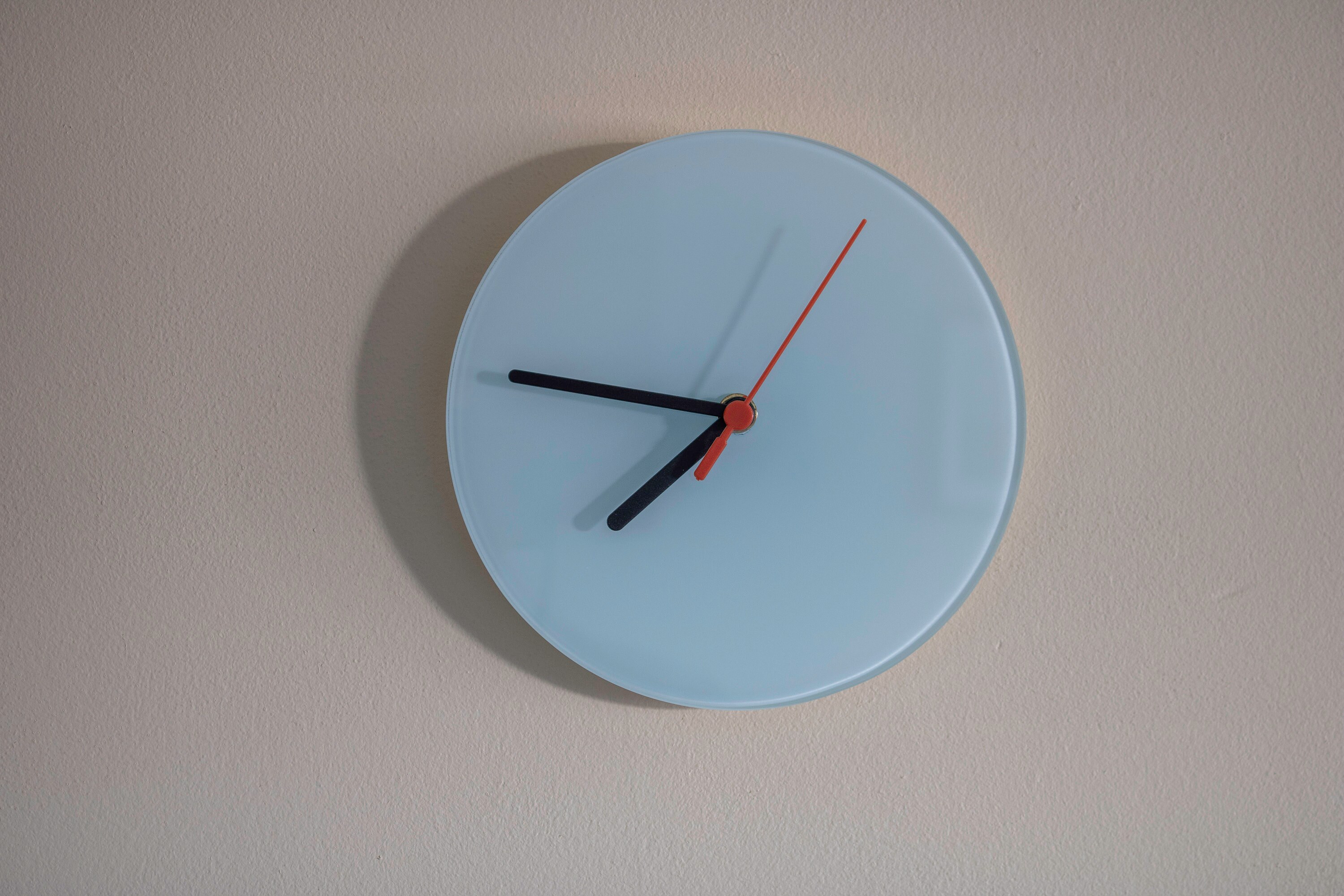 Wall Clock / Custom Glass Wall Clock Etsy