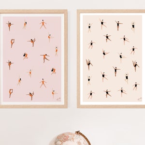 Ballerina Print in Black Printable Instant Download Print Yourself A4 A3 A2 9x12 12x17 Ballerina Nursery image 7