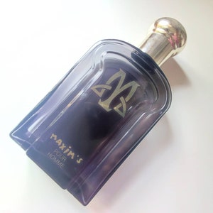 Grand Maxims Pour Homme Factice Dummy Bottle vintage Énorme Parfum / Affichage Cologne