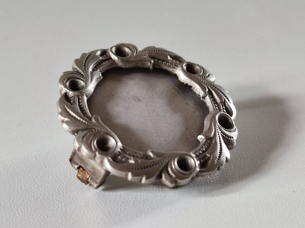 Broche En Argent 925 Vintage Environ 1910 - France - Occasion