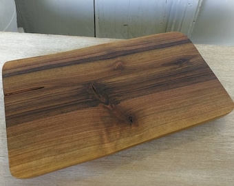 Walnut Serving Board Table Natural Live Edge Ideal For Cheese And Nibbles Hand Made