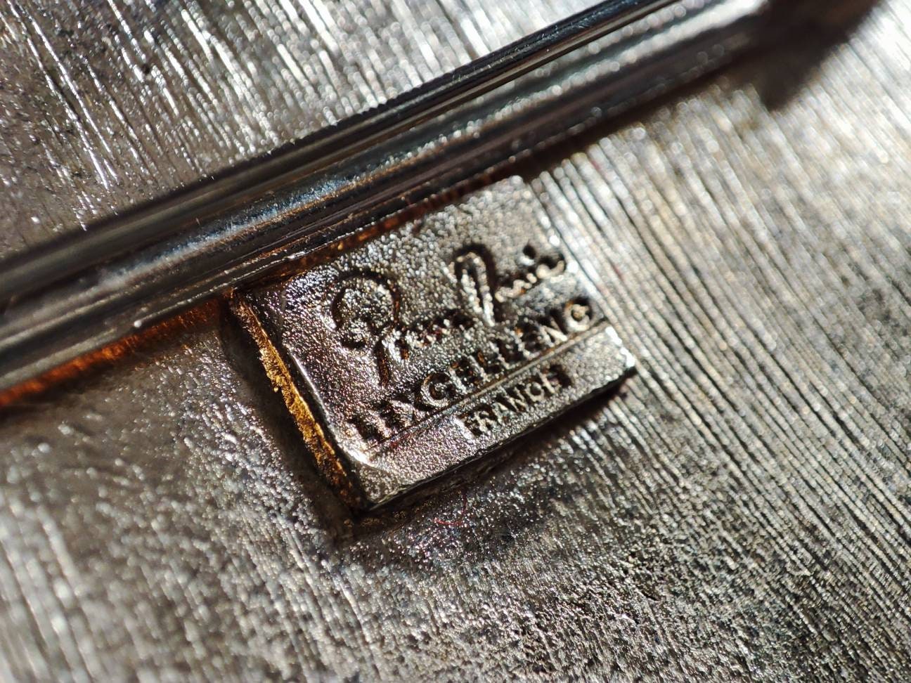 Vintage French Designer Brooch Lexcellence Retro Fashion 80s Glam