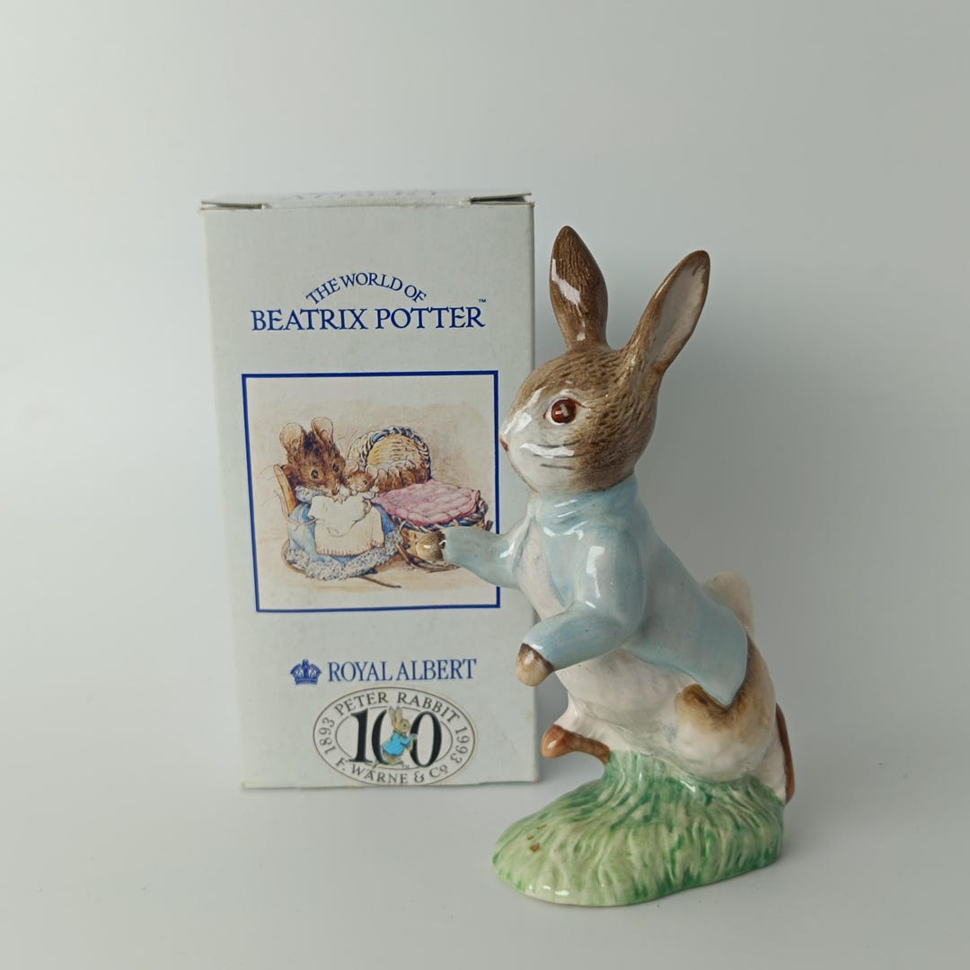 Peter Rabbit Ceramic Collection Beatrix Potter Peter Rabbit Royal Albert Peter Rabbit Ceramic Figurine ...