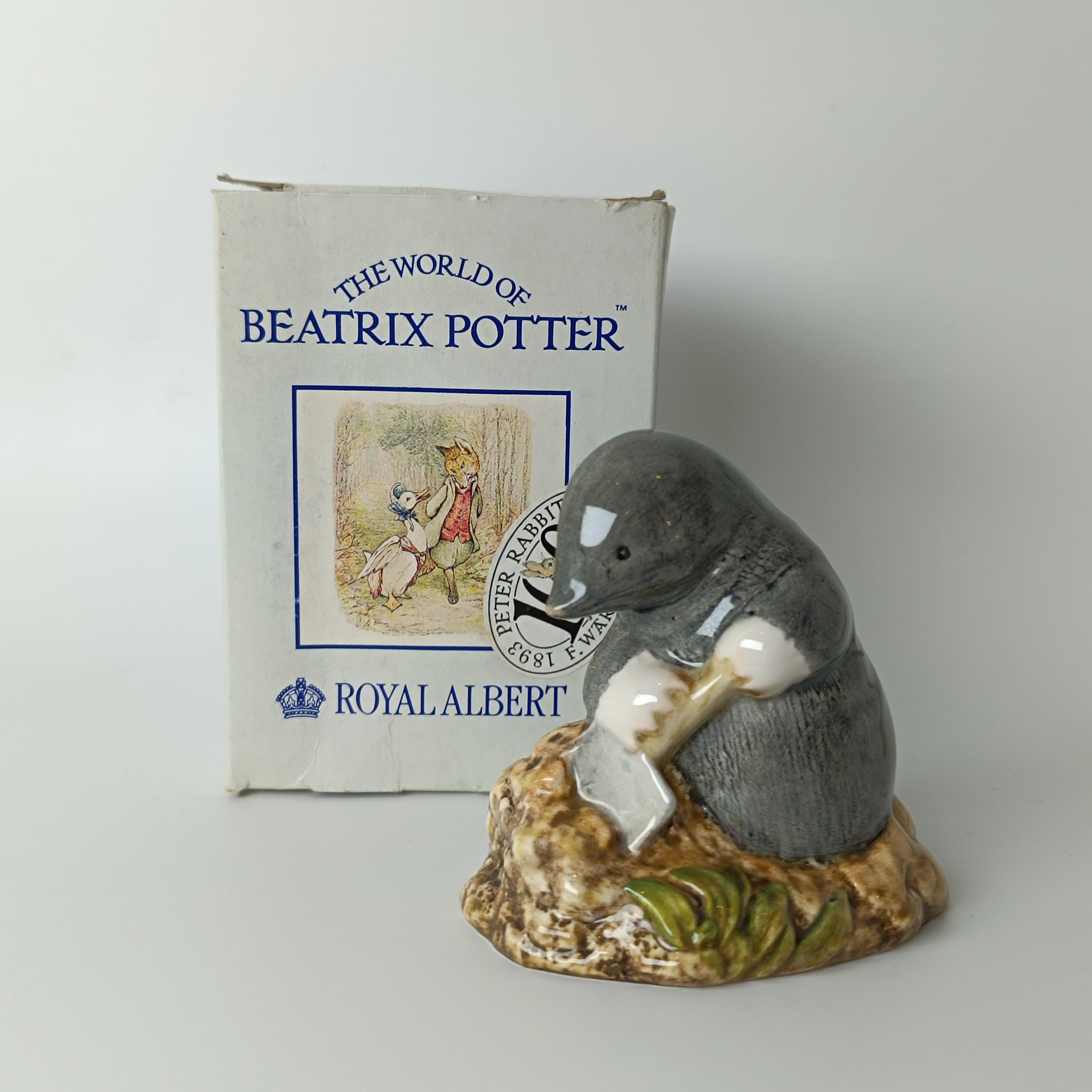 Beatrix Potter Diggory Diggory Delvet Royal Albert Ceramic