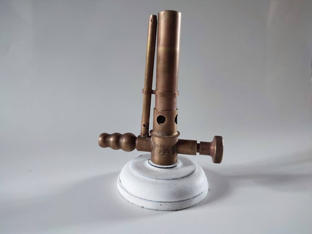 Bunsen Burner Lab Equipment Antique French Circa 1900 Early Industrial
