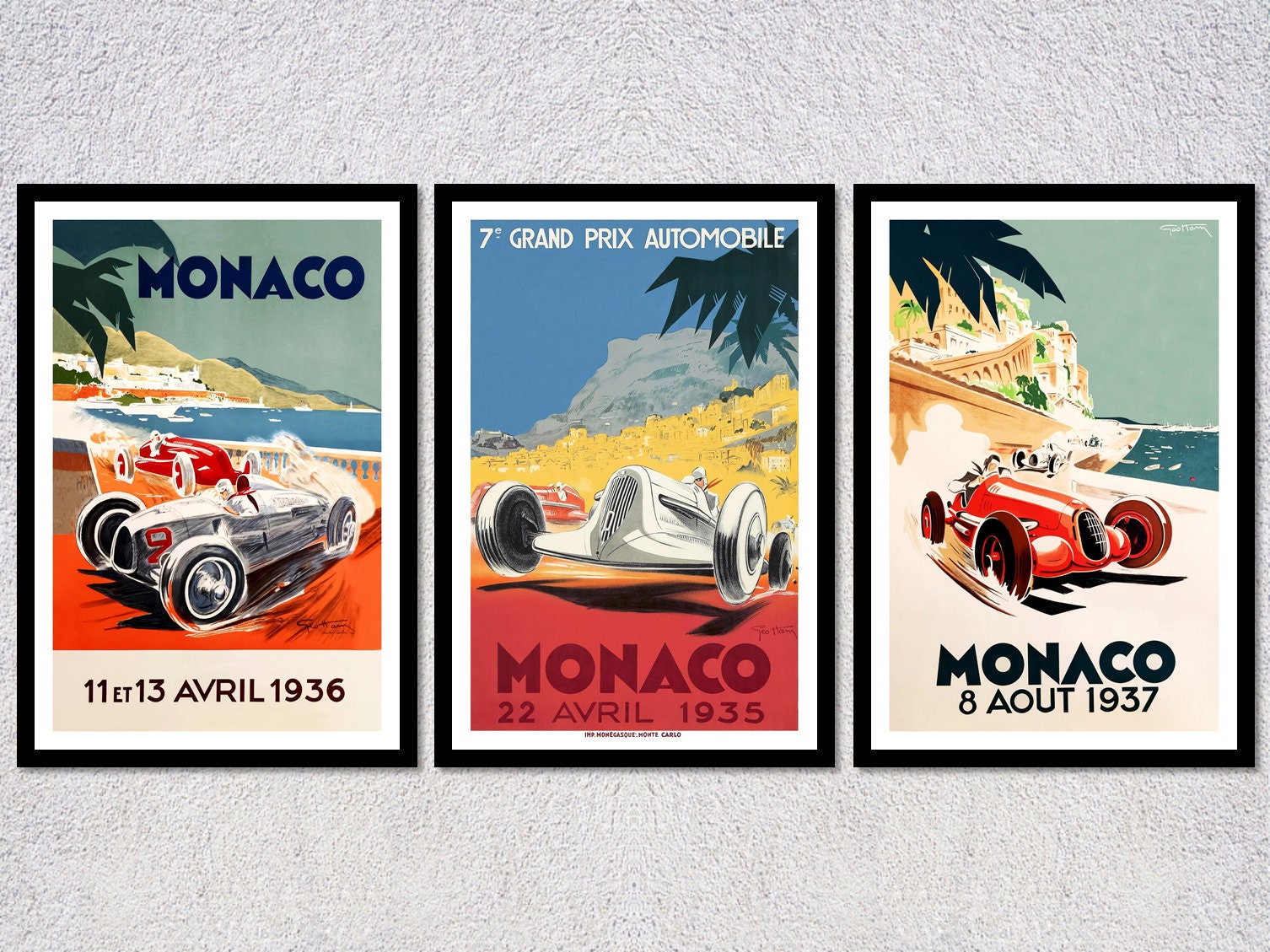 Grand Prix Poster Set of 4 grand Prix Prints F1 Wall Art F1 Poster Motor  Racing Poster Motor Racing Art Car Poster F1 Prints Grand Prix Art (28cm x  43cm) : 