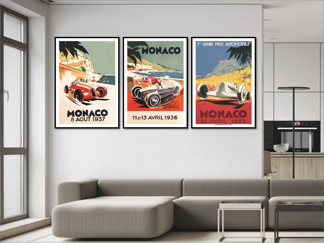 Gear up With Vintage Thrills: Exceptional Car Rally Posters – Perfect ...