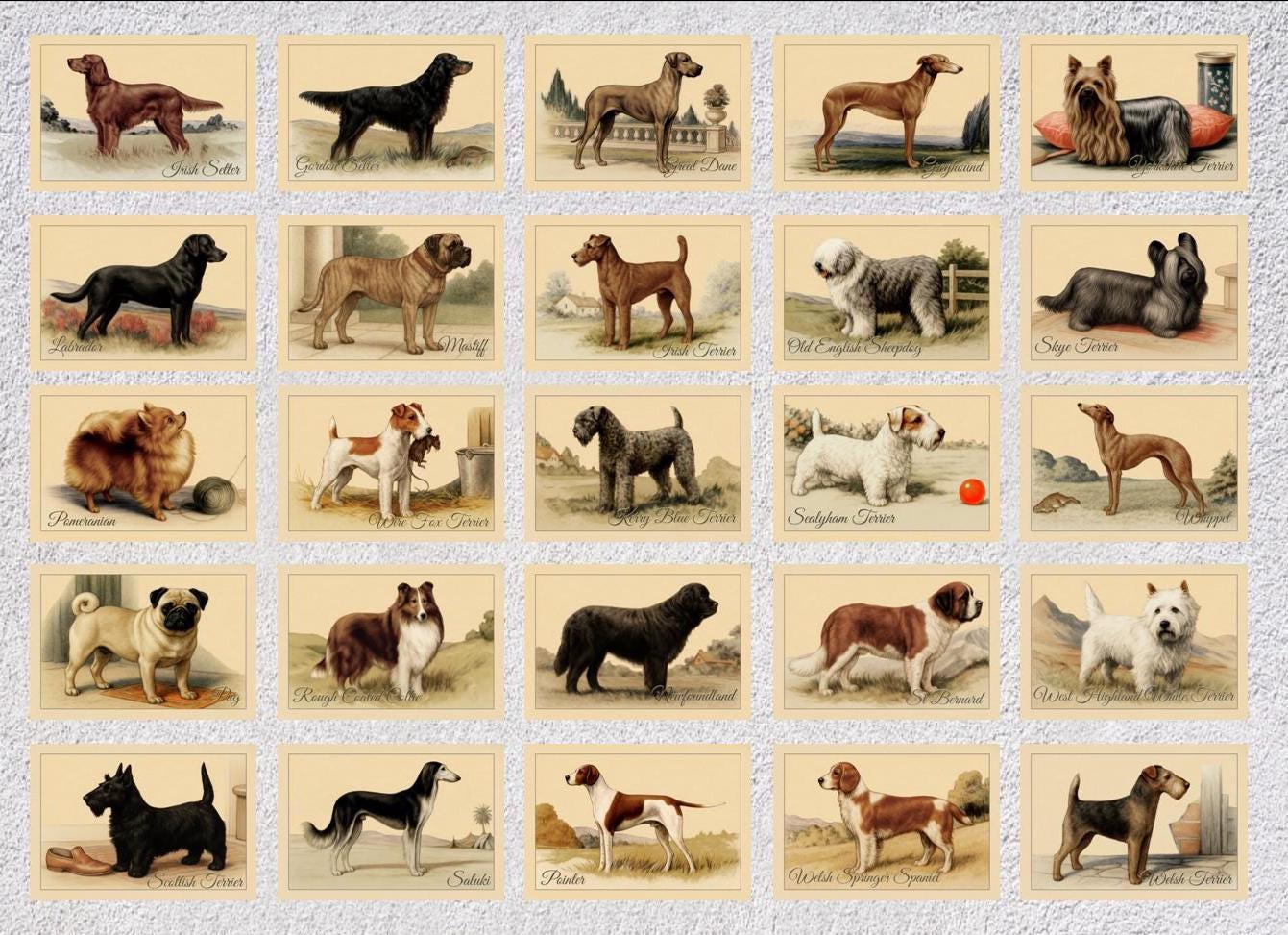 Vintage Dog Breeds New Zealand