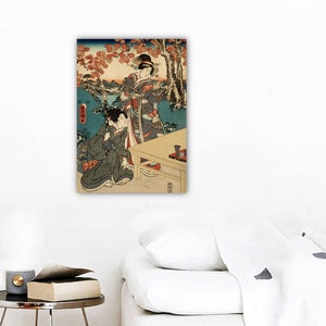 Momijigari no Himegimi – Utagawa Kunisada Print – Japanese Ukiyo-e Art – Edo Woodblock Beauty