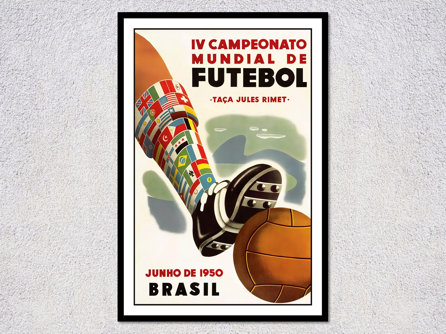 World Cup 1950 Brazil Junho De Brasil Promotional Advertising