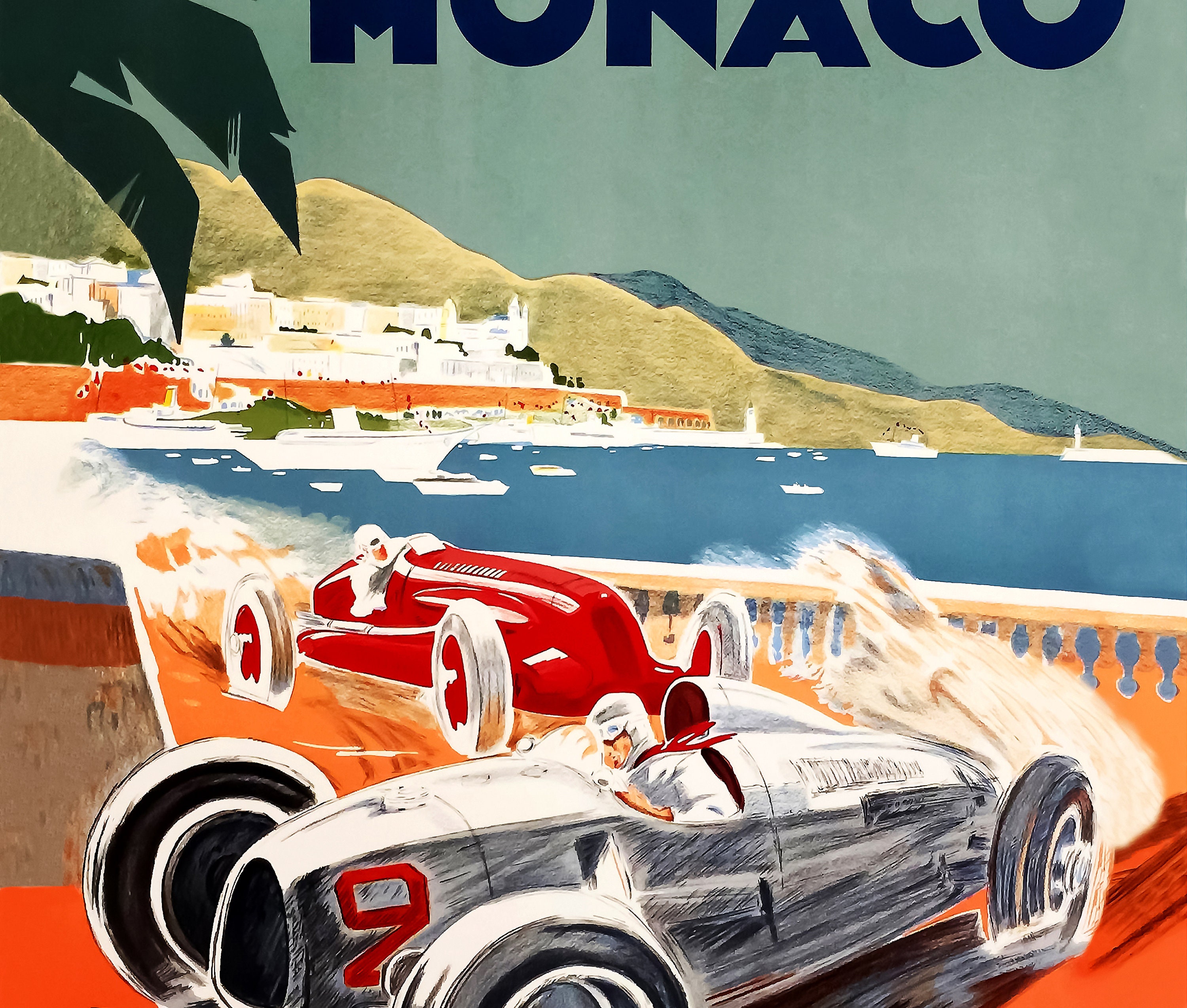 モナコ 1930年代 レーシングポスター レプリカセット