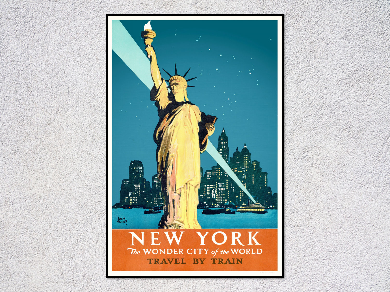 Retro Posters New York Retro Tourism Etsy