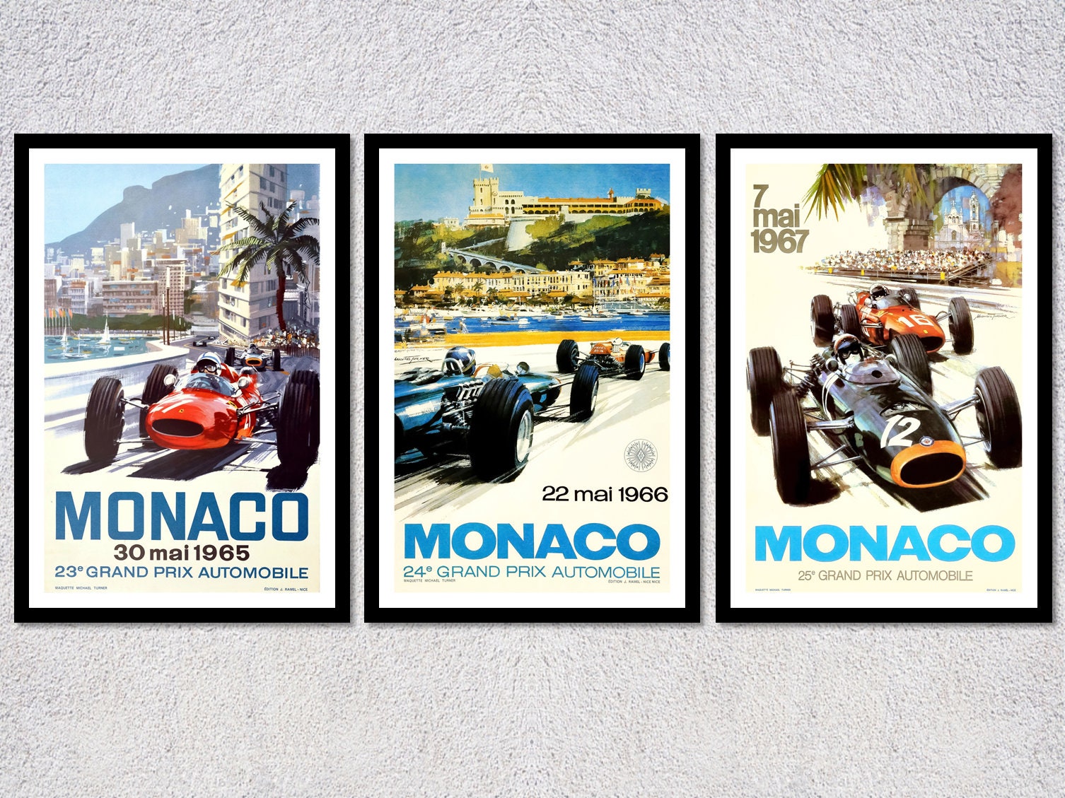 The Alphabet Grand Prix Poster - Letters and Animals
