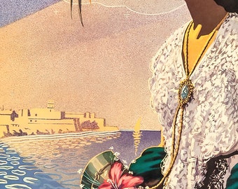 Veracruz' Poster, picture, metal print, paint by Le Thi Thu Hien